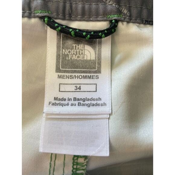 3/$20 North Face Men's Sz M Board Shorts Swim Trunks Green Plaid 10" Inseam - Picture 10 of 11